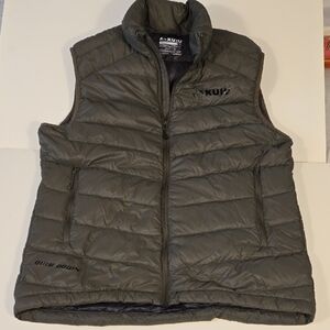 KUIU Men's Super Down LT Ash Puffer Vest Sz M